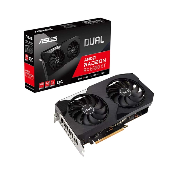 VGA Asus Dual Radeon RX 6600 XT OC 8GB GDDR6 DUAL-RX6600XT-O8G