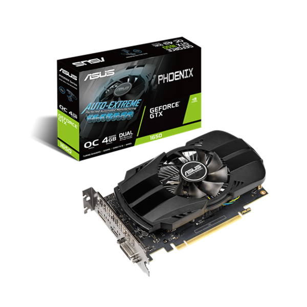 VGA Asus Phoenix GeForce GTX 1650 OC 4GB GDDR5 PH-GTX1650-O4G