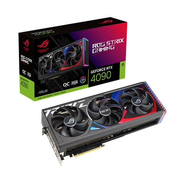 VGA Asus ROG Strix GeForce RTX 4090 OC Edition 24GB GDDR6X ROG-STRIX-RTX4090-O24G-GAMING