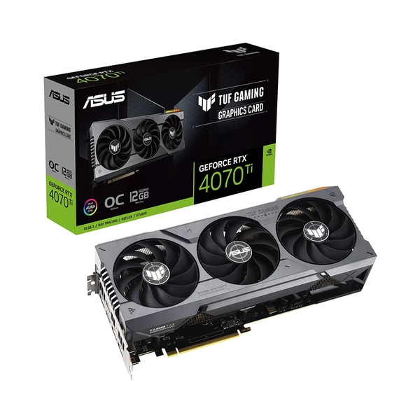 VGA Asus TUF Gaming GeForce RTX 4070 Ti OC Edition 12GB GDDR6X TUF-RTX4070TI-O12G-GAMING