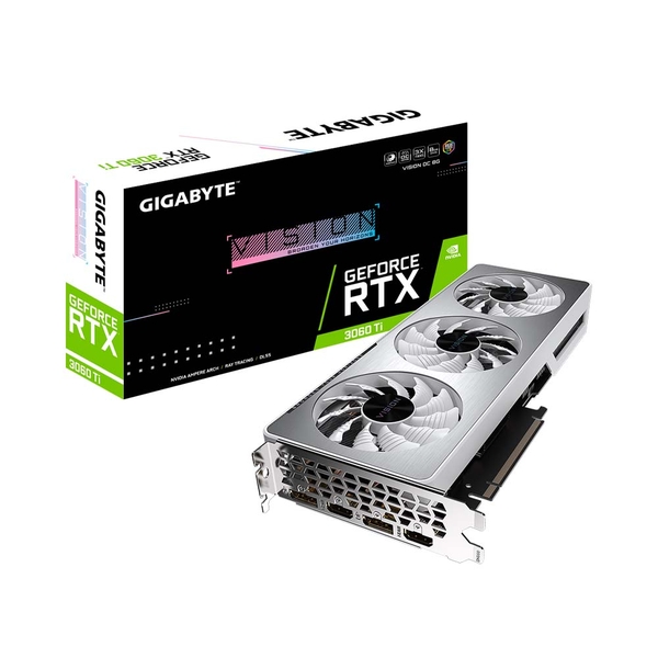 VGA Gigabyte GeForce RTX 3060 Ti VISION OC 8G GDDR6 with LHR GV-N306TVISION OC-8GD-Rev2