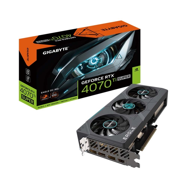 VGA Gigabyte GeForce RTX 4070 Ti Super Eagle OC 16G GDDR6X GV-N407TSEAGLE-OC-16GD