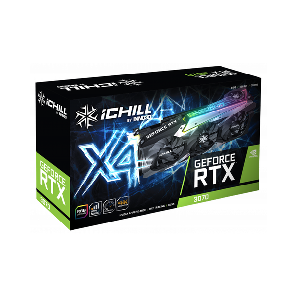 VGA INNO3D GeForce RTX 3070 Ichill X4 8GB GDDR6 with LHR C30704
