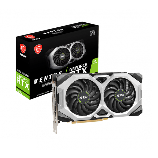 VGA MSI GeForce RTX 2060 VENTUS GP OC 6GB GDDR6 RTX-2060-VENTUS-GP-OC