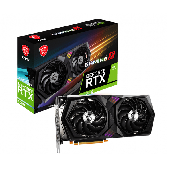 VGA MSI GeForce RTX 3060 GAMING X 12GB GDDR6 912-V397-274