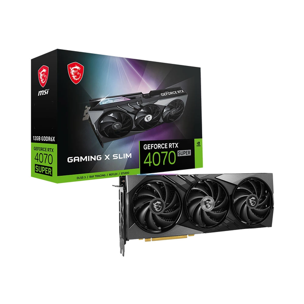 VGA MSI GeForce RTX 4070 SUPER GAMING X SLIM 12G GDDR6X