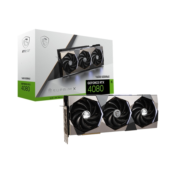 VGA MSI GeForce RTX 4080 16GB SUPRIM X GDDR6X RTX-4080-16GB-SUPRIM-X