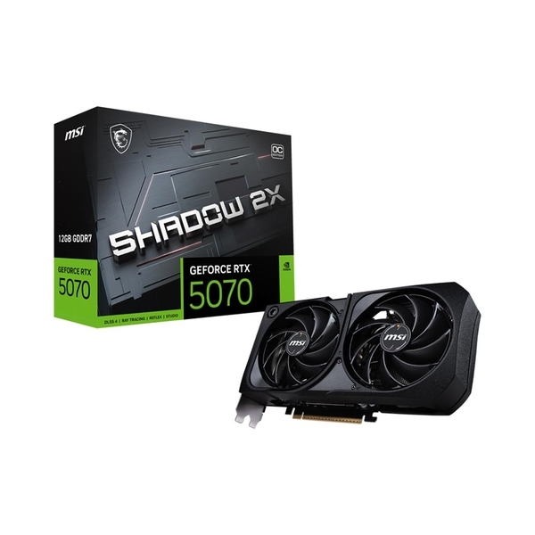 VGA MSI GeForce RTX 5070 12GB SHADOW 2X OC GDDR7