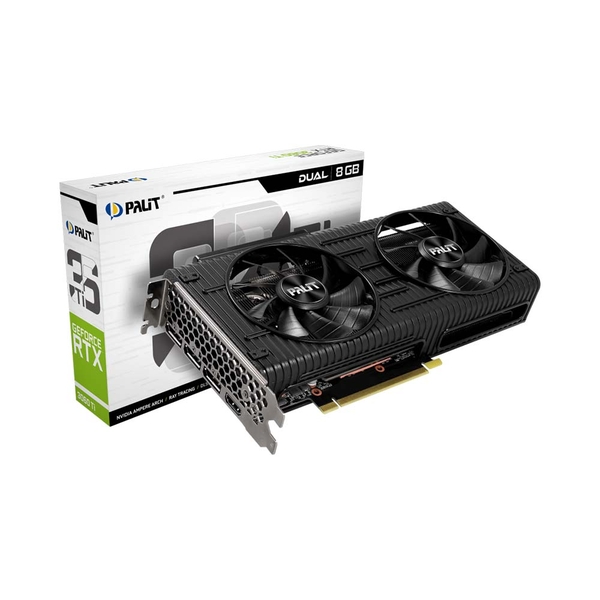 VGA Palit GeForce RTX 3060 Ti Dual 8GB DDR6 NE6306T019P2-190AD