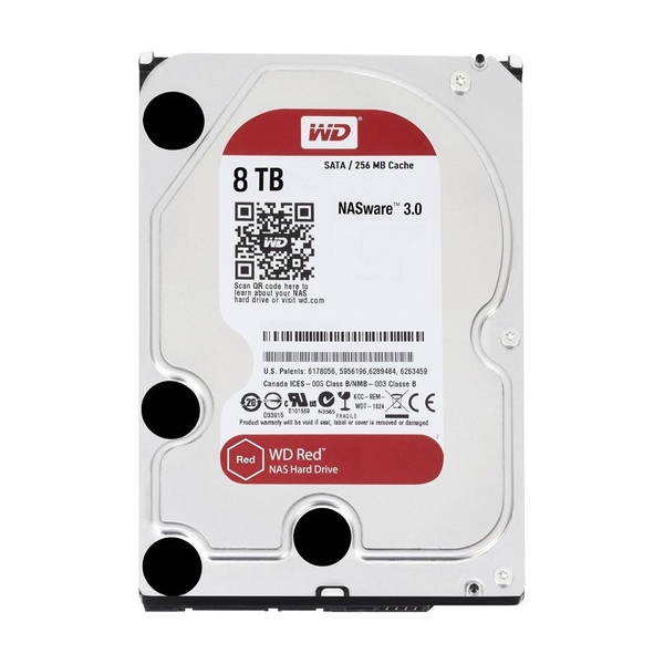 Ổ cứng HDD WD Red 8TB 3.5 inch SATA III 256MB Cache 5400RPM WD80EFAX