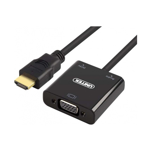 Cáp chuyển HDMI to VGA-Audio Unitek Y-6355