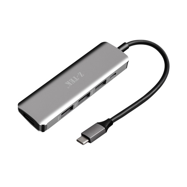 Bộ chia USB Type-C ra 4 cổng USB Type-A Z-Tek ZY318