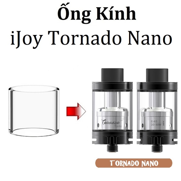 Ống Kính Thủy Tinh Cho Buồng Đốt  iJoy Tornado Nano