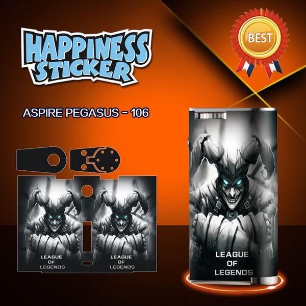 Miếng Dán Sticker full Box ASPIRE Pegasus - KHÔNG DÙNG CHO BOX KHÁC