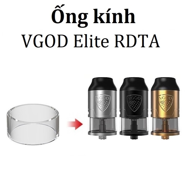 Ống Kính Thủy Tinh Cho Buồng Đốt VGOD Elite RDTA