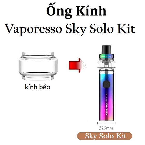 Ống Kính Thủy Tinh Cho Buồng Đốt Vaporesso Sky Solo Kit