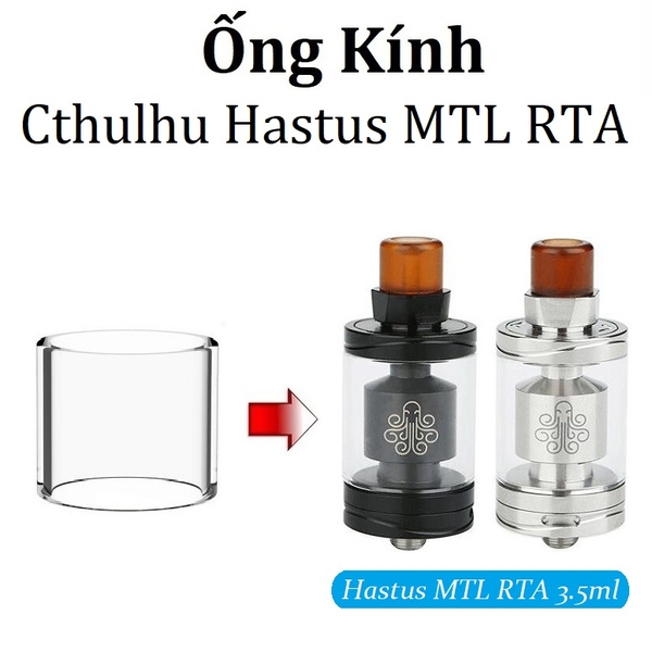 Ống Kính Thủy Tinh Cho Buồng Đốt Buồng Đốt Cthulhu Hastus MTL RTA (3.5ml)