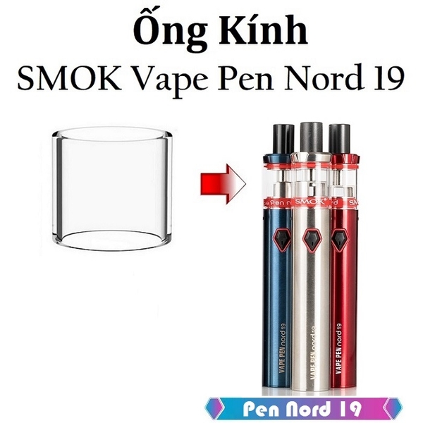 Ống Kính Thủy Tinh Cho Buồng Đốt Smok Vape pen nord 19