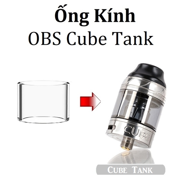 Ống Kính Thủy Tinh Cho Buồng Đốt OBS Cube Tank