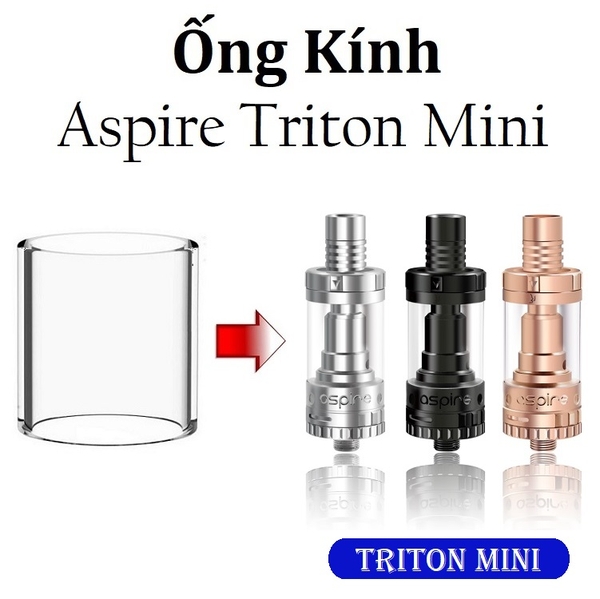 Ống Kính Thủy Tinh Cho Buồng Đốt Aspire Triton Mini