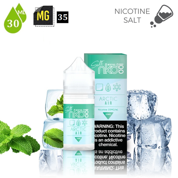 Tinh Dầu Salt Nic NKD100 (35mg / 30ml) - (#MENTHOL - Arctic Air)