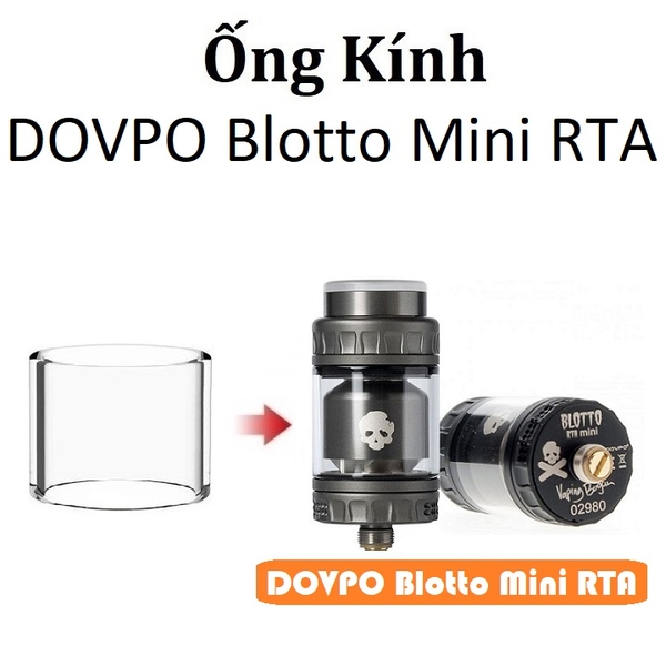 Ống Kính Thủy Tinh Cho Buồng Đốt DOVPO Blotto Mini RTA