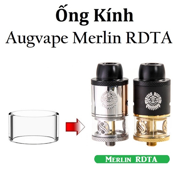 Ống Kính Thủy Tinh Cho Buồng Đốt Augvape Merlin RDTA