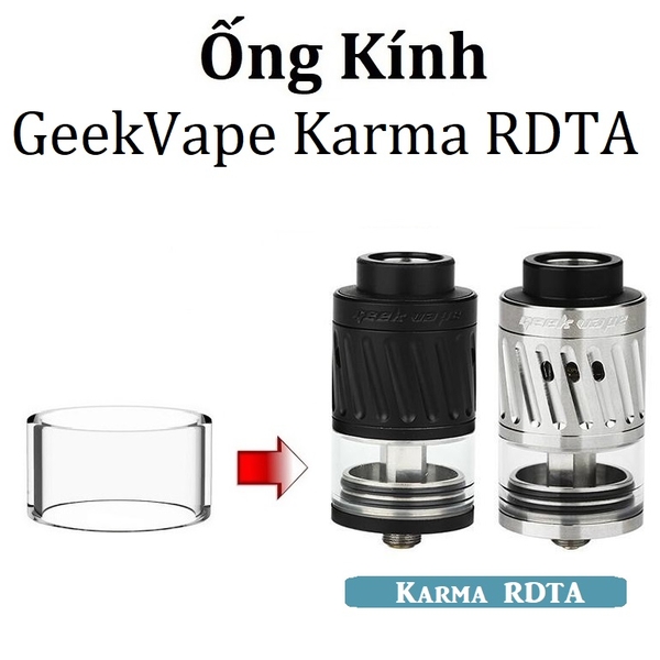 Ống Kính Thủy Tinh Cho Buồng Đốt Geekvape KARMA RDTA