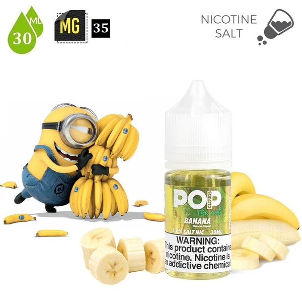 Tinh Dầu Salt Nic POP CLOUDS (35mg / 30ml) - (Banana)