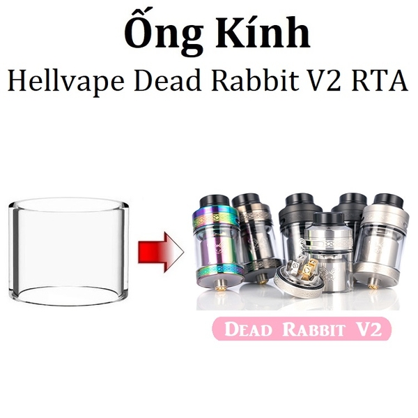 Ống Kính Thủy Tinh Cho Buồng Đốt Hellvape Dead Rabbit V2 RTA