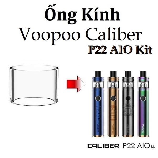 Ống Kính Thủy Tinh Cho Buồng Đốt Voopoo Caliber P22 Aio Kit