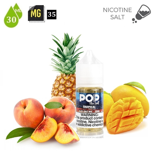 Tinh Dầu Salt Nic POP CLOUDS (35mg / 30ml) - (Tropical Burst)