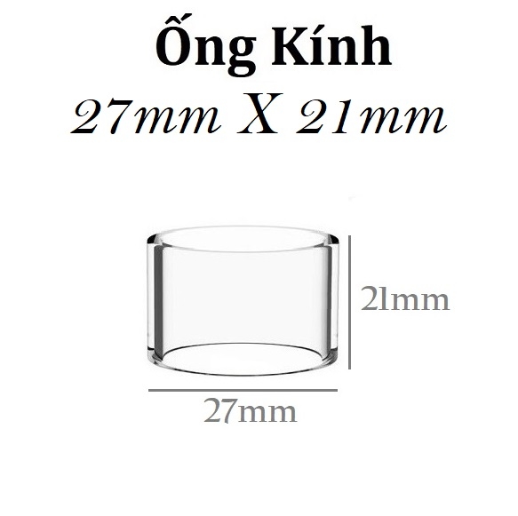 Ống Kính Thủy Tinh Cho Buồng Đốt Đường Kính Ø27mm