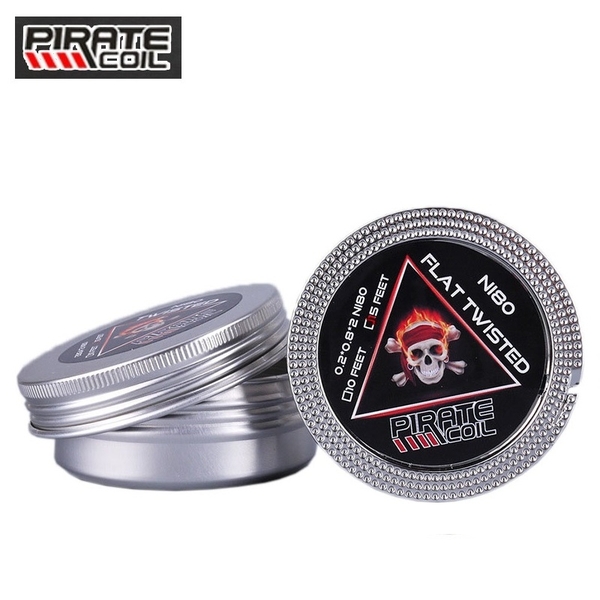 ⚡️ Flat Twisted ⚡️ Dây Quấn Coil PIRATE-COIL NI80 (15 feet) - Hộp Thiếc - Dây dẫn nhiệt DIY, build coil, trở