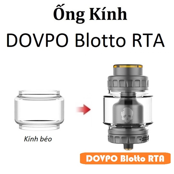 Ống Kính Thủy Tinh Cho Buồng Đốt DOVPO Blotto RTA