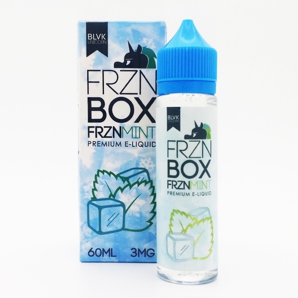 Tinh Dầu Vape BLVK FRZN-Box (3MG/60ML) - (FRZN-Mint - Bạc Hà lạnh)