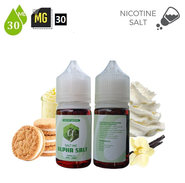 Tinh Dầu Salt Nic ALPHA α (30mg / 30ml) - (Vanilla)