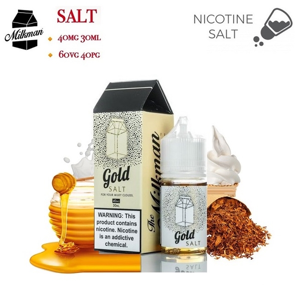 Tinh Dầu Salt Nic THE MILKMAN SALT (40mg / 30ml) - (#2 Gold)