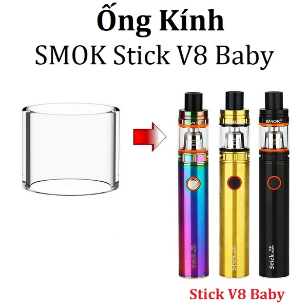 Ống Kính Thủy Tinh Cho Buồng Đốt Smok Stick V8 Baby