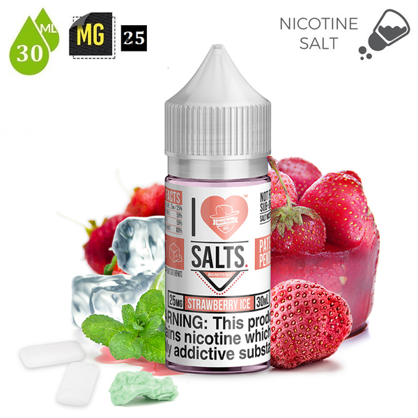 Tinh Dầu I LOVE SALTS Nic (25mg / 30ml) - (Strawberry Ice)