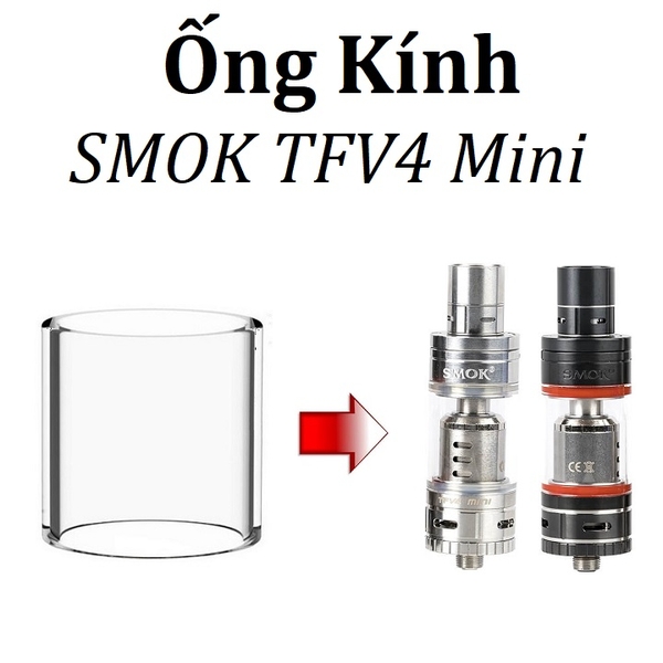 Ống Kính Thủy Tinh Cho Buồng Đốt Smok TFV4 Mini