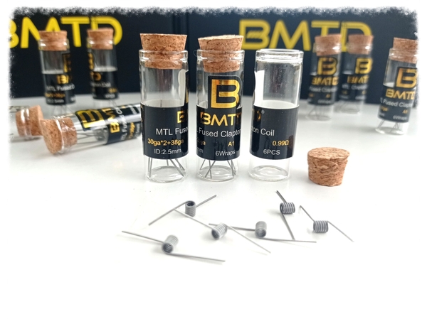 ⚡️30Ga*2+38Ga⚡️ Kanthal A1 Coil MTL Fused Clapton (0.99Ω) _ Dây dẫn nhiệt DIY, build coil, trở