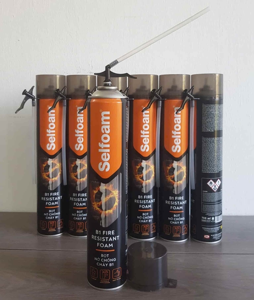 Keo bọt nở foam chống cháy Selfoam B1 750ml