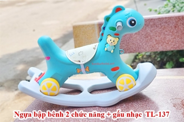 Ngựa bập bênh rẻ 2 màu TL137 TL-137