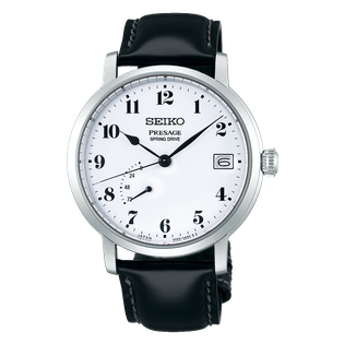 ĐỒNG HỒ NAM SEIKO SARR001 MẶT TRẮNG DÂY DA SANG TRỌNG Long Bach đồng hồ  sang trọng