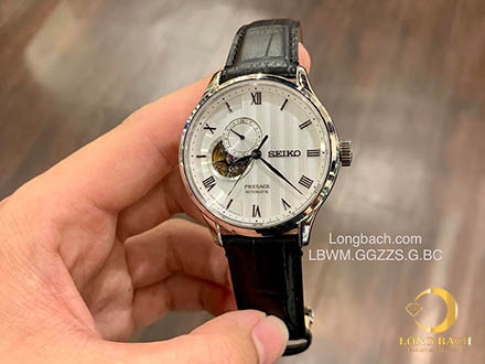 ĐỒNG HỒ NAM SEIKO PRESAGE SARY095 MÁY CƠ DÂY DA Long Bach đồng hồ sang trọng