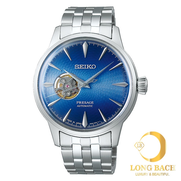 ĐỒNG HỒ NAM SEIKO PRESAGE SARY199 MẶT XANH NƯỚC BIỂN Long Bach đồng hồ sang trọng ĐỒNG HỒ NAM SEIKO PRESAGE SARY199 MẶT XANH NƯỚC BIỂN Long Bach đồng hồ sang trọng
