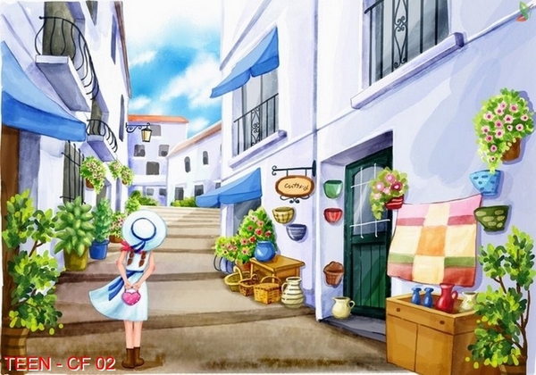 tranh-teen-cafe