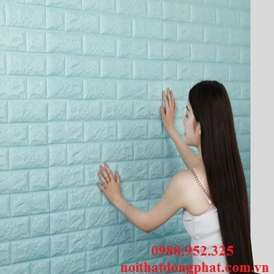 xop-dan-tuong-3d-gia-gach-mau-xanh-ngoc
