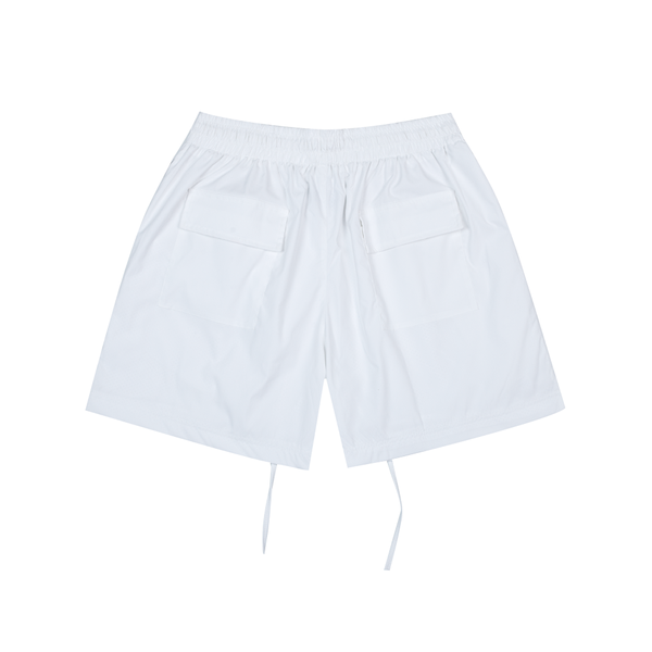 WHITE SHORTS PARACHUTE FABRIC - góc nhìn khác